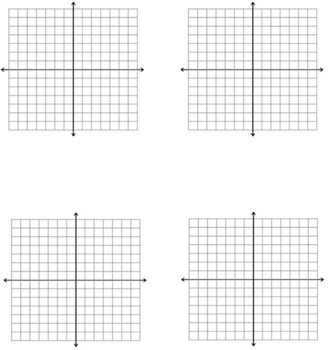 Printable Graph Paper With Numbered Axis Printable Graph Paper