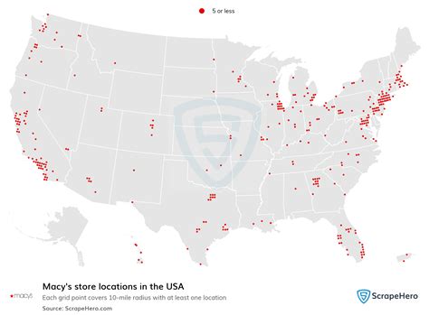 List of all Macy's store locations in the USA - ScrapeHero Data Store