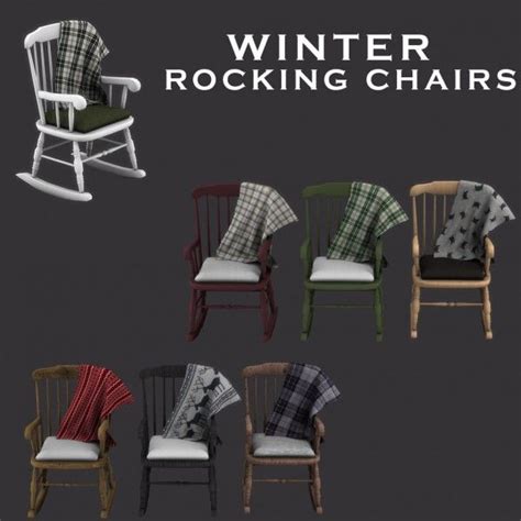 Rocking Chair Sims 4 Kaley Furniture