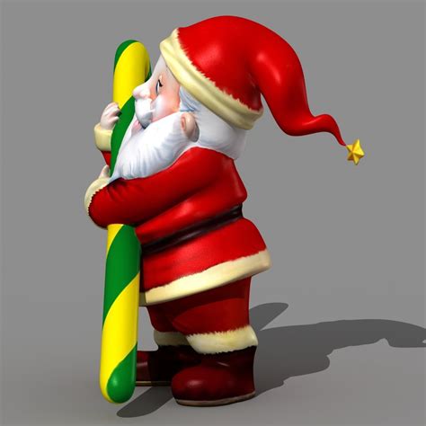 3d Santa Claus Model