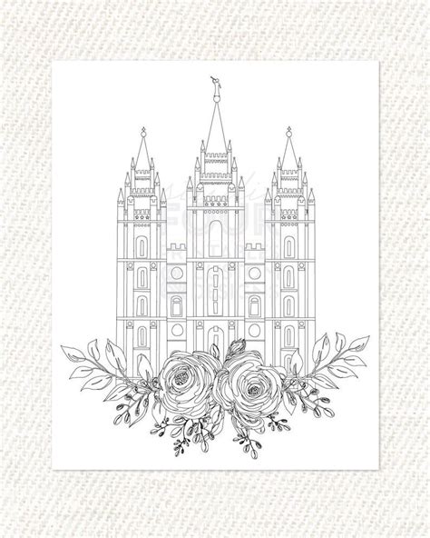 Lds Primary Temple Coloring Pages Thiva Hellas