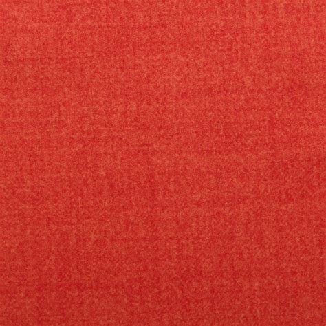 traditional soft plain thick highland wool upholstery fabric orange