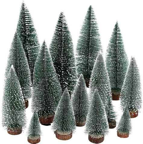 Miniature Christmas Tree Mini Pine Tree Christmas Tree Toppers Fake