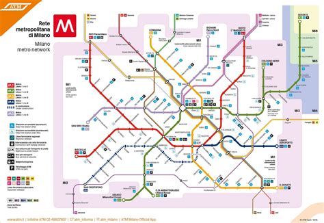 Mappa Metro Milano