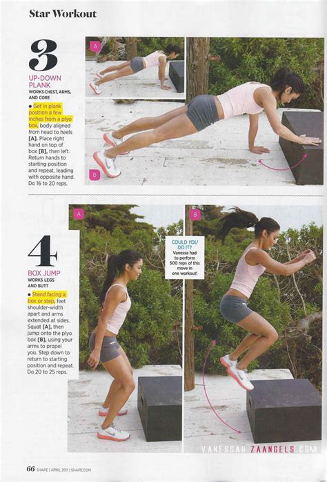 Vanessa Hudgens Poses For Shape Magazine April 2011