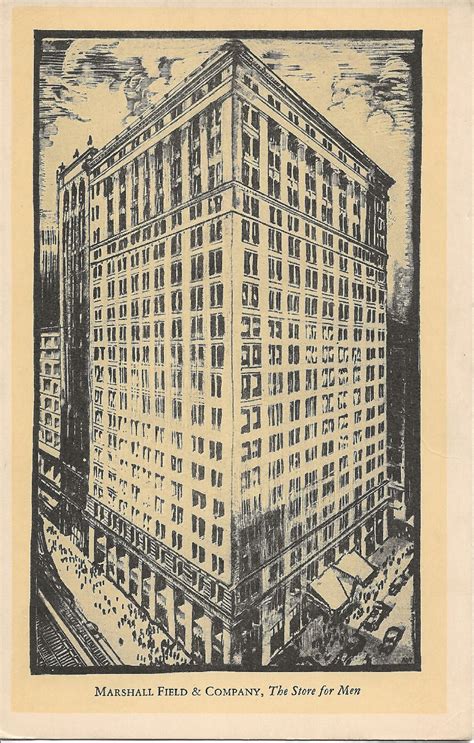 Antique Marshall Field And Company Postcard Vintage Chicago Etsy