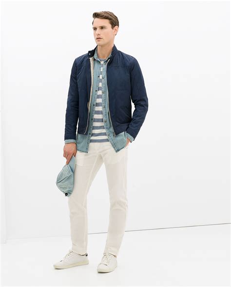 Maybe you would like to learn more about one of these? ZARA - MAN - JACKET WITH QUILTED SHOULDER | Zara man ...