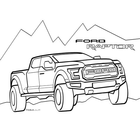 Ford F Coloring Pages