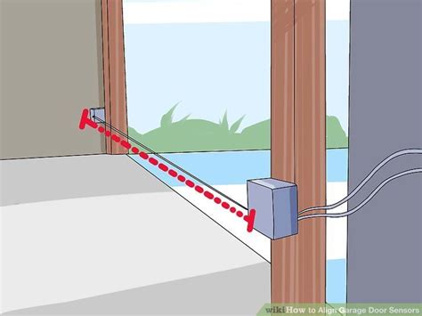If your garage door is going down as well as reversing back up attempt this easy service to get it repaired. How to Align Garage Door Sensors | Garage door sensor ...