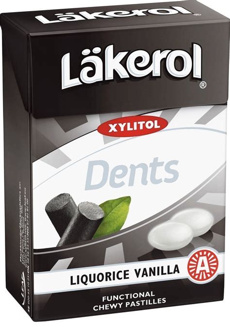 2 Boxes X 85g Of Läkerol Dents Liquorice Vanilla Original Swedish Sugar Free