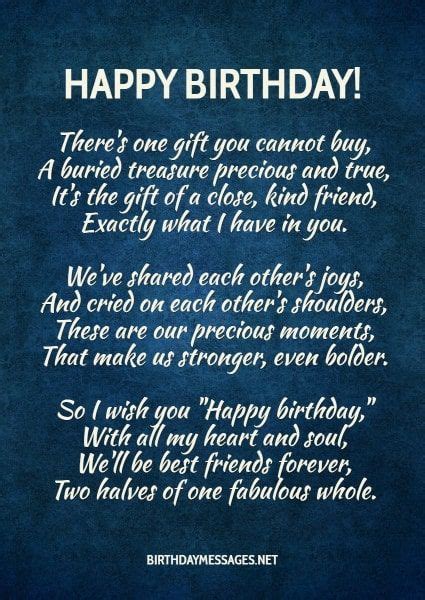 Happy Birthday Best Friend Poem Funny Kori Varner