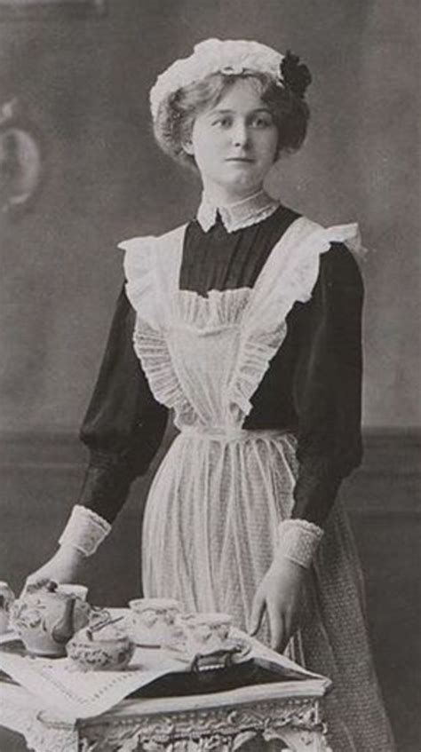 Edwardian Maidservant Victorian Maid Victorian Maid