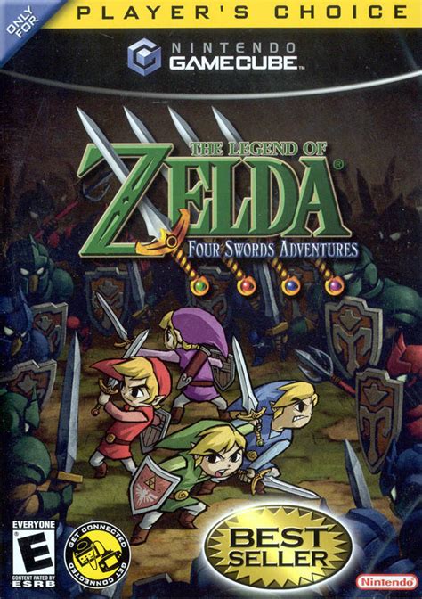 Legend Of Zelda The Four Swords Adventures For Nintendo Gamecube The Video Games Museum