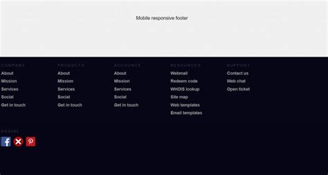 Creative Footer CSS HTML Design Examples Css Coding Css Grid