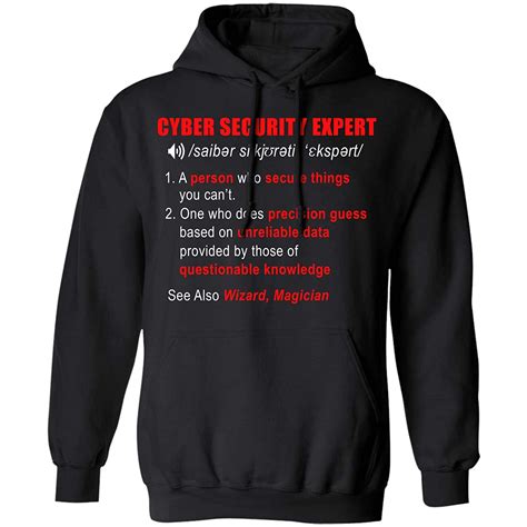 Funny Cyber Security Expert Definition T Shirt Kinihax