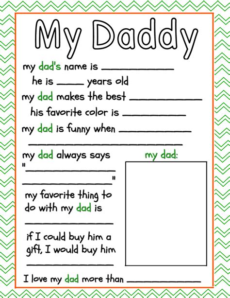 All About Dad Free Fathers Day Printable ~ The Frugal Sisters