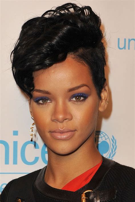 Deposit photos glamorous waves show off short fringe as well in this 1930s hairdo. Rihanna's Best Ever Hairstyles: A Timeline | Rihanna short ...