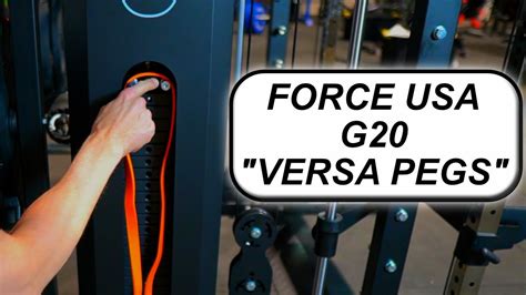 Force Usa G20 Weight Stack Mini Band Pegs Aka Versa Pegs Youtube