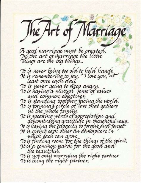 Marriage Poems Wedding Poems The Art Of Marriage