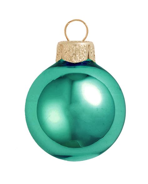 2ct Shiny Turquoise Blue Glass Ball Christmas Ornaments 6 150mm