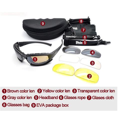 Buy X7 Polarized Photochromic Tactical Glasses Military Goggles Army Men Shooting Hiking Eyewear