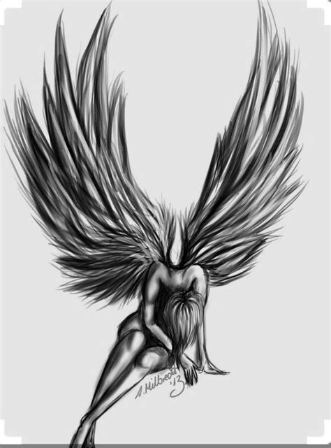 Pin By Marcelina Aburili On Tattoos And Body Art Angel Tattoo Fallen