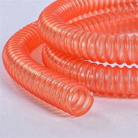 flexible plastic reinforced pvc helix suction discharge spiral tube pipe conduit line hose with
