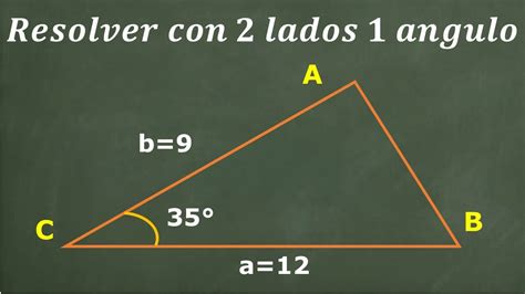 Como Calcular Sacar Los Ángulos Lados De Triángulo Dados Sabiendo Dos