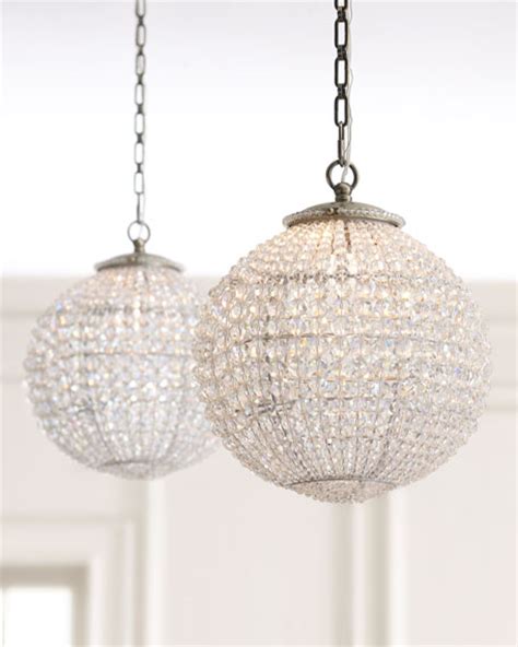 Which can light up any small space where you need a warm and soft light with this striking small crystal pendant. Crystal Ball Pendant