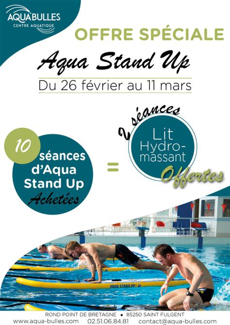 Découvrez Notre Offre Aqua Stand Up Centre Aquatique Aquabulles