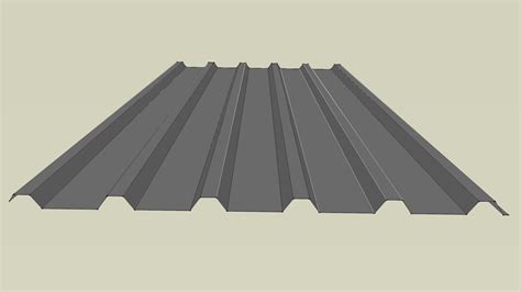 Sketchclad Dynamic 321000 Trapezoidal Roof Sheet 3d Warehouse