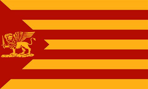 Venetian Flag In The Style Of Catalonia Rvexillology