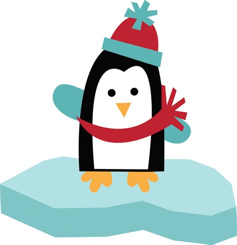 Free Svg Of The Day Penguin On Ice Free Penguin Clipart Free Clip Art