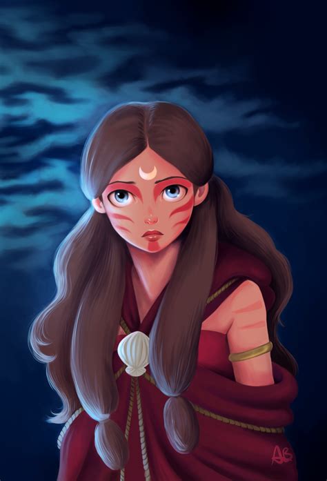 My Fanart Of Katara As The Painted Lady R Thelastairbender