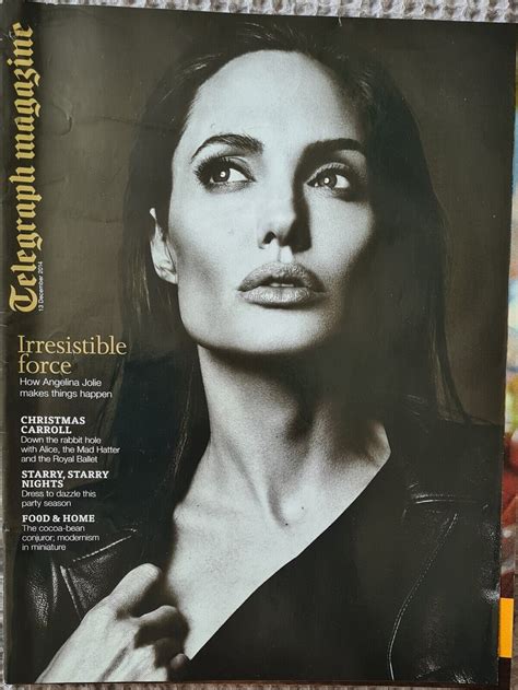 the daily telegraph magazine 13th december 2014 angelina jolie yourcelebritymagazines