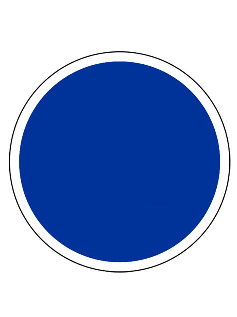 Il est implanté en tant que signal de position. Signalisation d'obligation - Momes.net