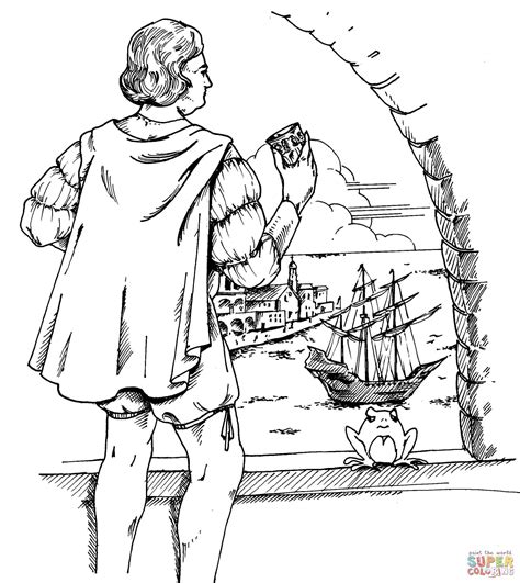 Free Printable Christopher Columbus Coloring Pages Free Printable