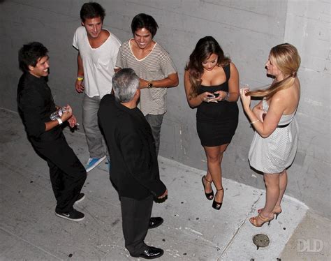 Demi Hanging Out With Friends At Perez Hilton S Pre Vma Party In Los Angeles Ca August 27