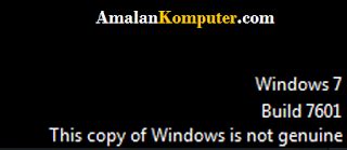 Silahkan restart pc anda, maka error window 7 build 7601 this copy of windows is not genuine pun sudah tidak muncul lagi. Cara menghilangkan windows 7 build 7601 this copy of ...