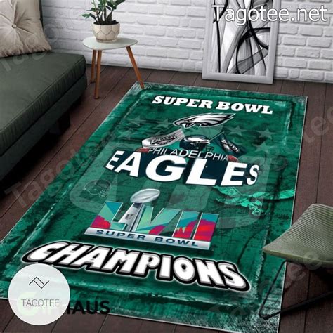 Super Bowl Philadelphia Eagles Rug Tagotee