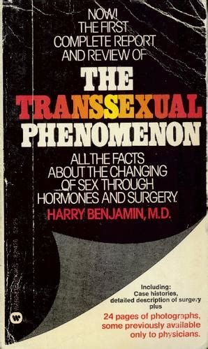the transsexual phenomenon by harry benjamin open library