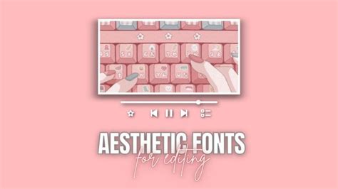 25 Aesthetic Fonts For Editing On Dafont Editing Fonts With Download