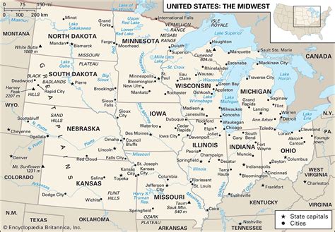 Midwest History States Map Culture And Facts Britannica