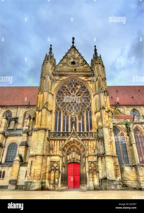 Saint Etienne Cathedral In Sens France Stock Photo Alamy