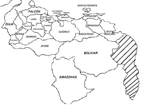 Mapa Del Estado Zulia Para Colorear Imagui