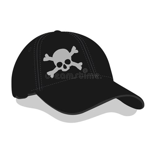 Black Baseball Cap Stock Illustration Illustration Of Front 55151112