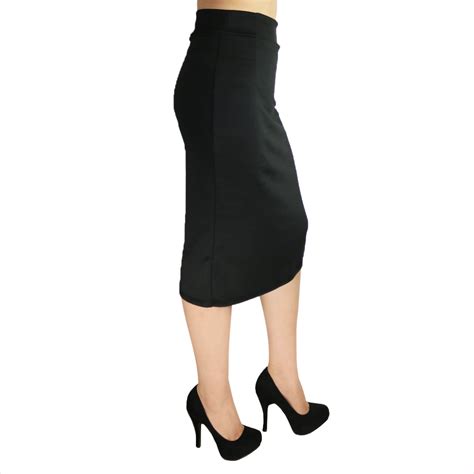 Sexy Bodycon Elegant Business Casual Solid Straight Pencil Skirt Usa