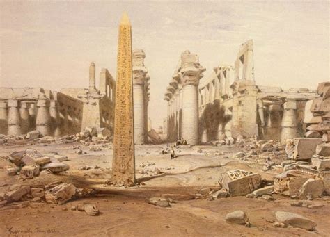 Fileeduard Hildebrandt View Of The Ruins Of The Temple Of Karnak