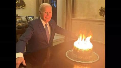 Joe Bidens Birthday Cake Sparks Hilarious Reactions On Social Media