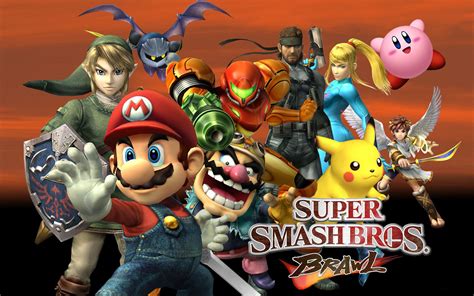 Download Video Game Super Smash Bros Brawl Hd Wallpaper